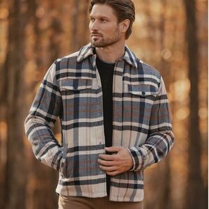 The Normal Brand Sz XL Legend Plaid Shirt Jacket Coat